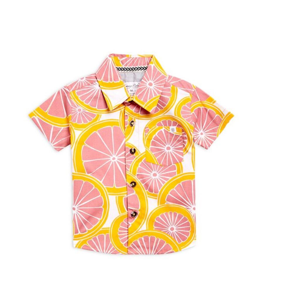 SOVEREIGN CODE LOS ANGELES | SHORT SLEEVE BUTTON UP SHIRT | BOYS XL